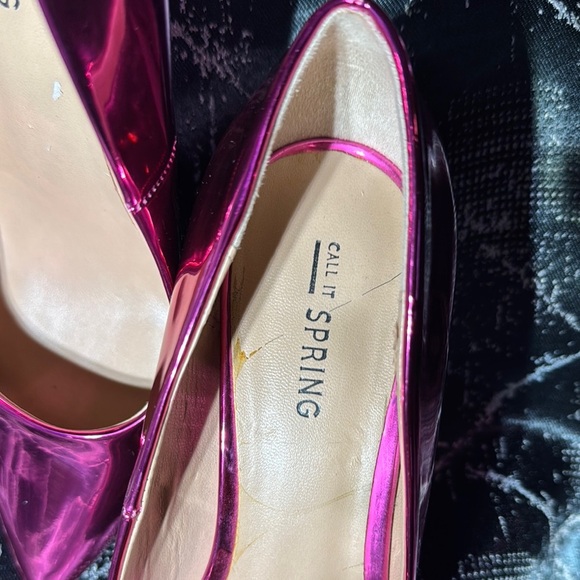 Call It Spring Pink Elegant Heels - Picture 2 of 5